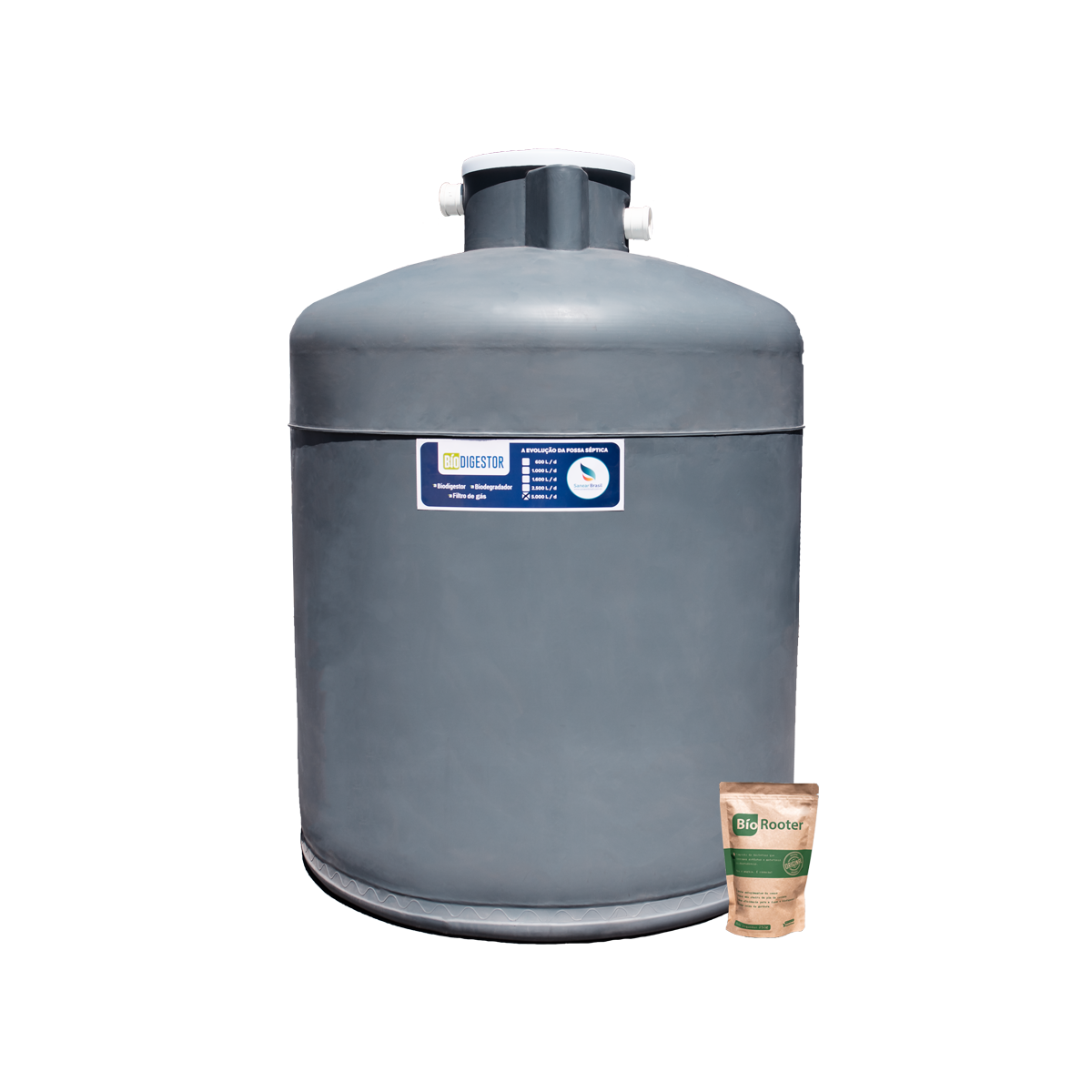 Biodigestor 5.000l - Sanear Brasil - Sanear Brasil - Loja oficial | Produtos para tratamento de Água e esgoto
