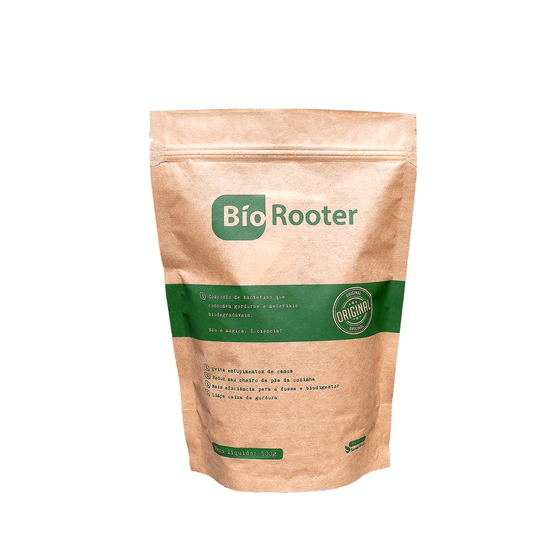 Biorooter 500gr - Limpa Caixa Gordura e Fossa - Sanear Brasil - Loja oficial | Produtos para tratamento de Água e esgoto