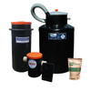 Super Biodigestor 1000L/dia + Leito de secagem 200L + Caixa de Gordura 20l