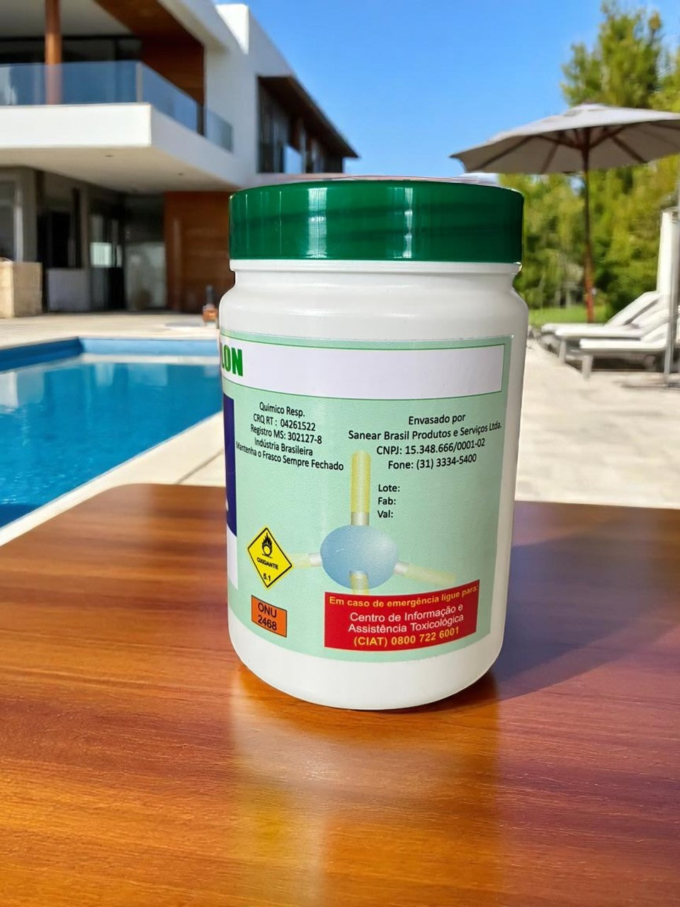Pastilha de Cloro - 1kg - Sanear Brasil - Loja oficial | Produtos para tratamento de Água e esgoto