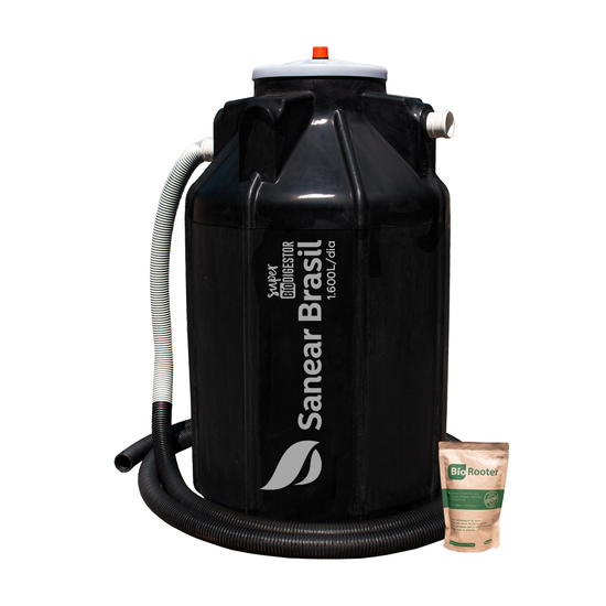Super Biodigestor (4 em 1) 1.600L - Sanear Brasil - Sanear Brasil - Loja oficial | Produtos para tratamento de Água e esgoto